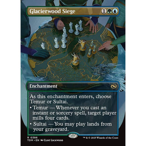 万智牌 龙岚录 围攻晶林 Glacierwood Siege 异画闪
