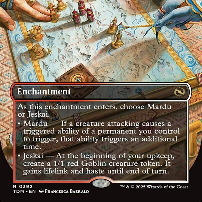 万智牌 围攻风壁 Windcrag Siege TDM 235 英文 异画闪