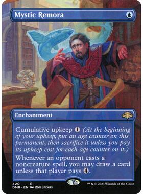 万智牌 多明纳里亚重制版 DMR 金蓝 59 神秘鱼阵 Mystic Remora