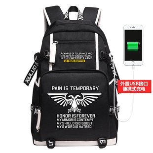战锤40K 帝国双头鹰 游戏 同款 周边 星际战士 双肩包 书包 背包