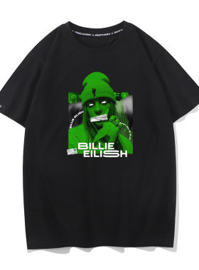Billie eilish比莉艾利什 夏季短袖T恤