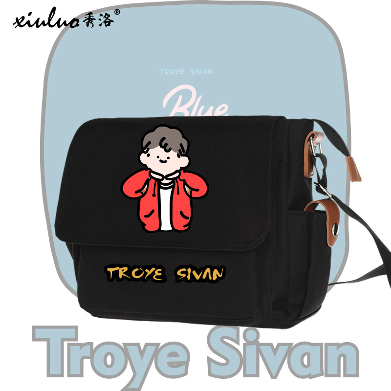 秀洛特洛耶希文戳爷Troye Sivan周边中学生单肩包斜挎包男女