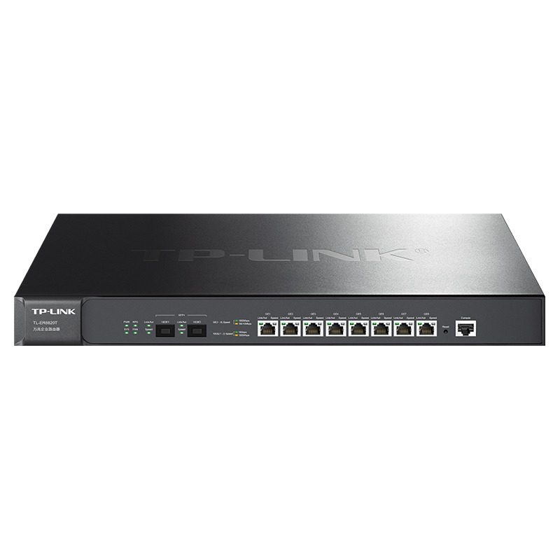 普联TP-LINK TL-ER8820T 八核万兆企业路由器10G光纤SFP+光口接入8000带机量商用核心路由无线Ap管理控制器