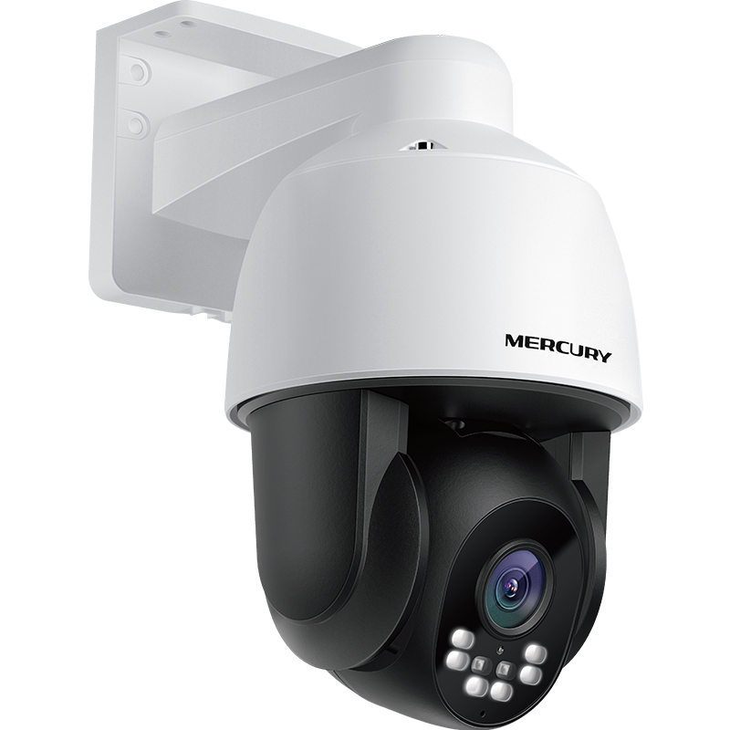 mercury水星mipc368pw室外全彩300万云台旋转式无线网络摄像头球机poe