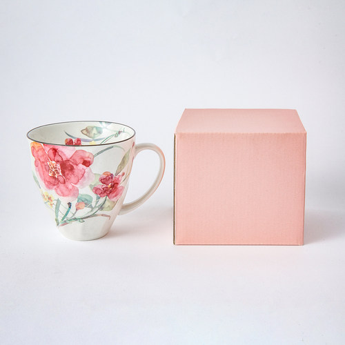 日本ceramic 蓝美浓烧陶瓷马克杯咖啡杯精致少女心杯子微波炉水杯