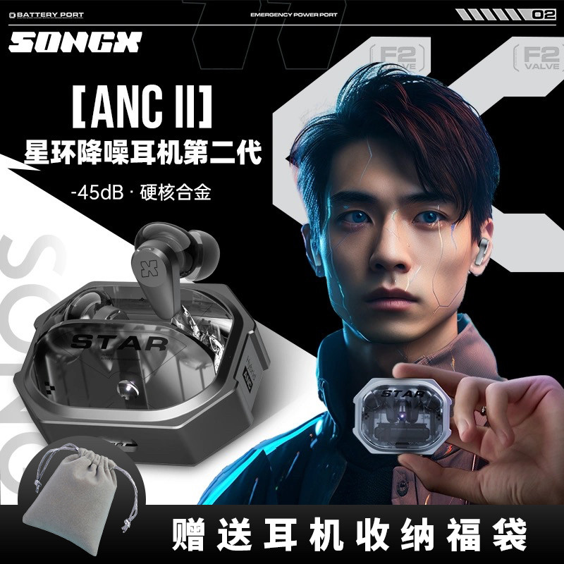SONGX降噪蓝牙耳机ancII星环图片