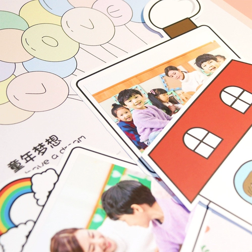 Детский фотоальбом для детского сада, фоторамка, наклейка, «сделай сам»