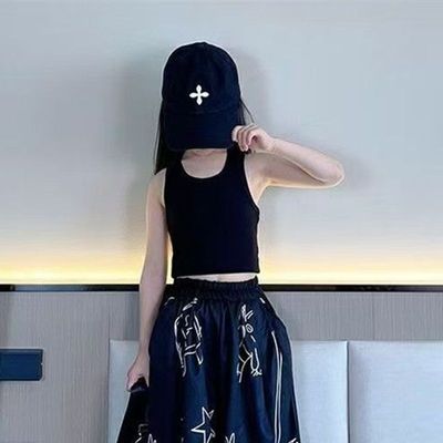 女童爵士舞2025新款短款背心