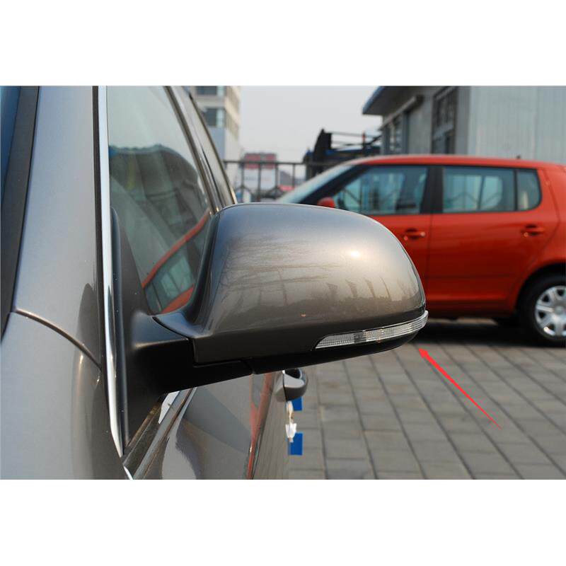 反光镜倒车镜于适用配件总成款昊锐0913斯柯达-速派后视镜转向灯