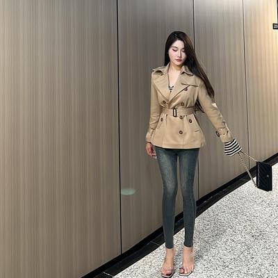 新款时尚百搭拉腿韩版牛仔裤气质