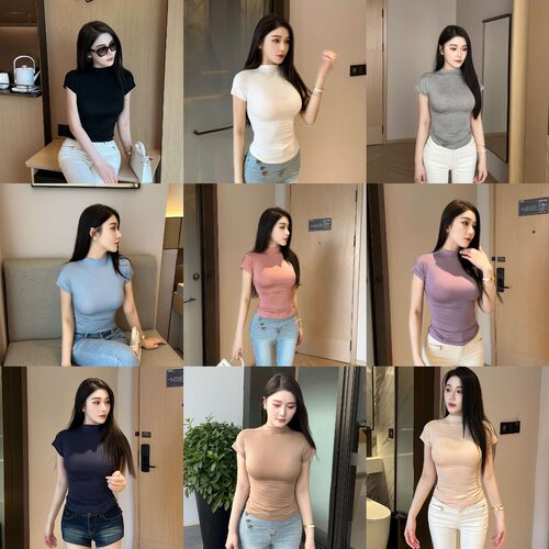 纯欲风辣妹短袖T恤女夏季