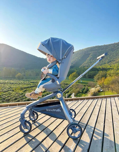 InnoTruth婴儿推车0 6轻便高景观 3岁折叠可坐可躺减震遛娃神器0