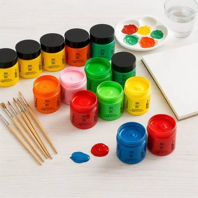丙烯颜料大瓶儿童彩绘色彩鲜艳