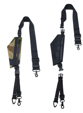 KAI机能战术风斜挎包带子改款替换肩带可拆卸手机袋胸包单肩背带