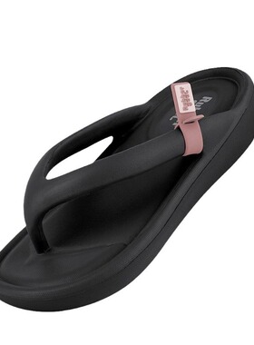 泰国原装进口拖鞋RUBBER SOUL夏季网红厚底人字拖防滑防水沙滩鞋