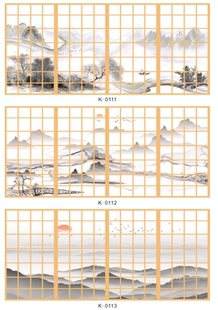 日式可定制图案障子纸  榻榻米格子门纸带图案章子纸 屏风纸 窗纸