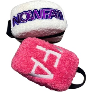 2324雪落公园 NOWFALL 雪镜盒 毛绒雪镜盒 滑雪 雪镜包7