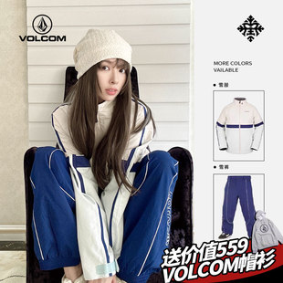 现货男款 2425新款Volcom/钻石男女款单板滑雪服雪裤防水滑手款5