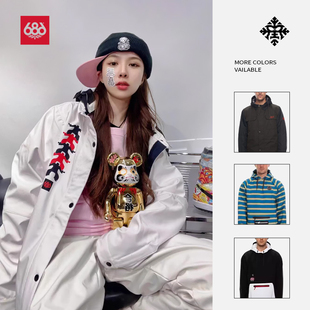 雪落公园2425现货 686 男女同款单板滑雪服 保暖防水滑手款清仓