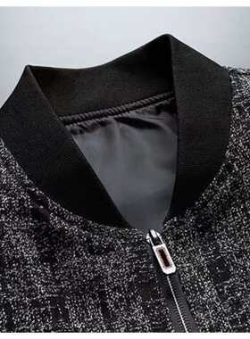 涤纶领子棒球服领休闲服立领拉链开衫飞行服外套棉服潮流立领百搭
