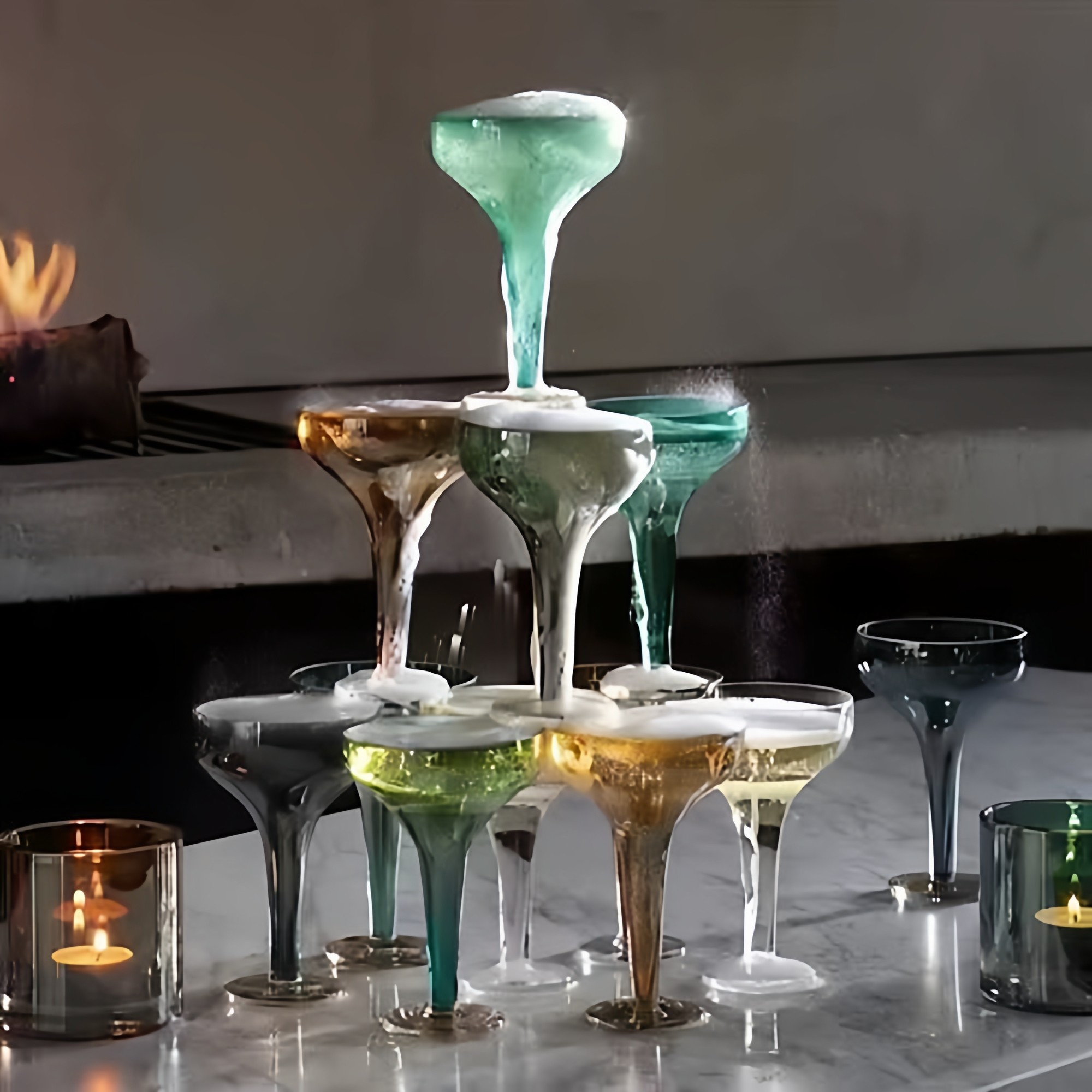 英国LSA进口 Epoque 碟形香槟杯玻璃威士忌鸡尾酒杯 家用冰桶酒具,餐饮具,洋酒/威士忌杯,淘宝优惠券,粉丝福利购,淘宝优惠卷