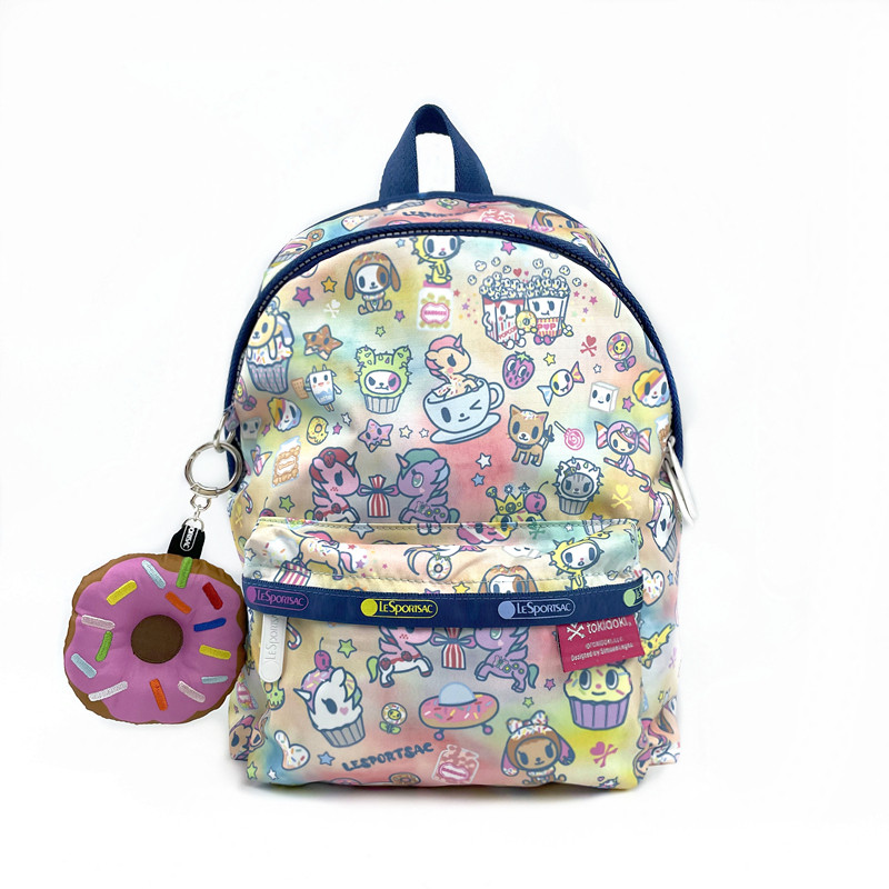 力士保tokidoki联名2023新款双肩包书包小背包带挂件3418糖心宇宙