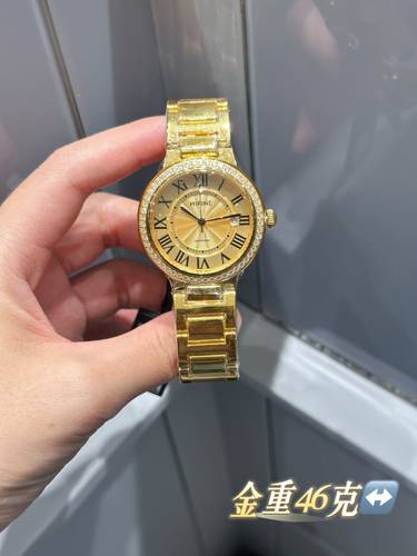 足金999西普尼黄金手表女表送女友礼物