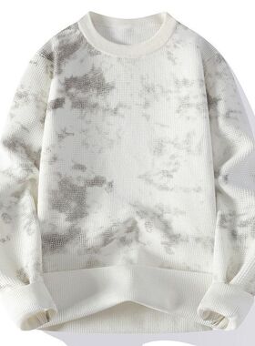 淘宝客-Y2-P55-圆领青少年时尚工艺款印花毛衣时尚打底衫-冬1