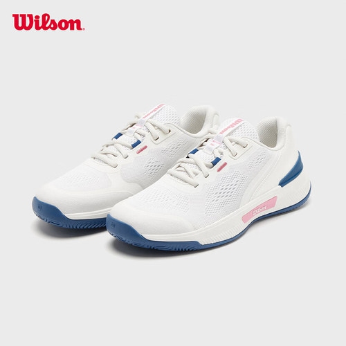 Wilson专业网球鞋女款透气运动鞋白色休闲训练运动鞋INTRIGUE PRO