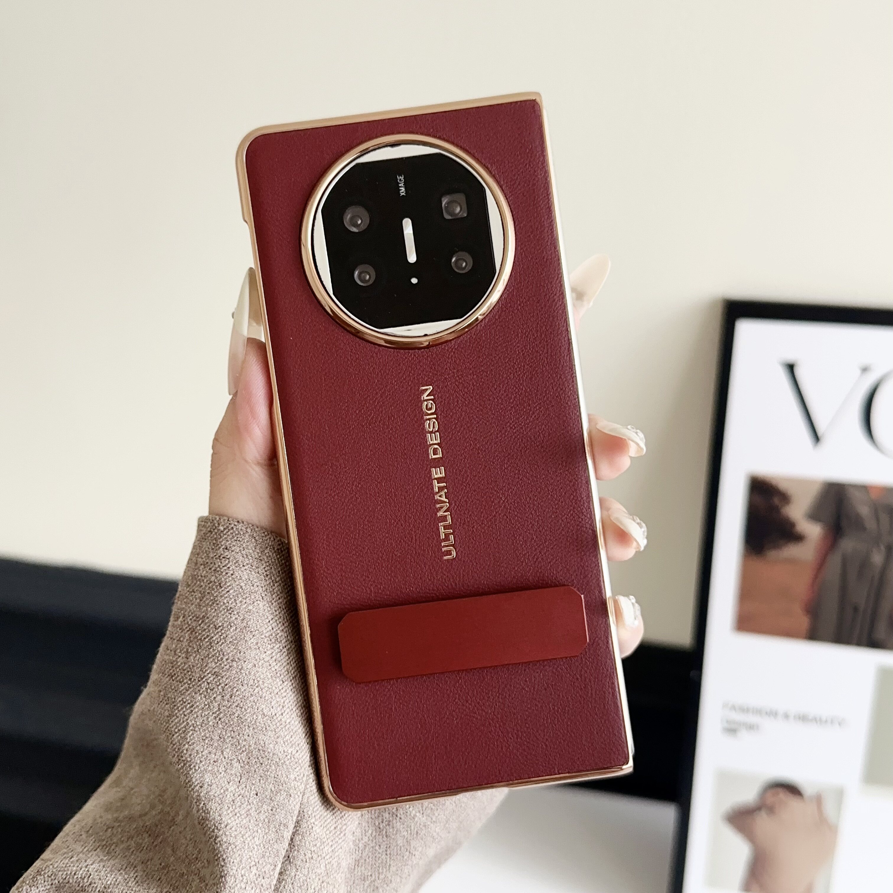 适用华为matex5秒变XT手机壳新款matex5折叠屏保护套华为x5超薄真皮素镜头全包官方支架防摔x3典藏版高级感女