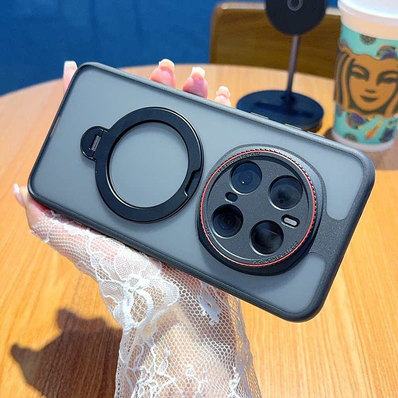 适用华为荣耀magic7手机壳新款Magic7pro防摔保护套magic7RSR带磁吸支架透明磨砂5g全包镜头por简约商务男士