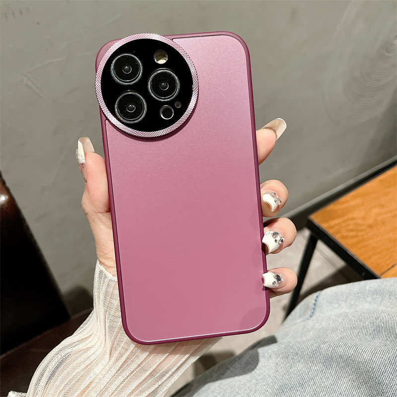 适用苹果16pro手机壳新款iPhone15promax炫金磨砂电镀13金属全包镜头14PRO女潮16plus超薄防摔5g高级感保护套