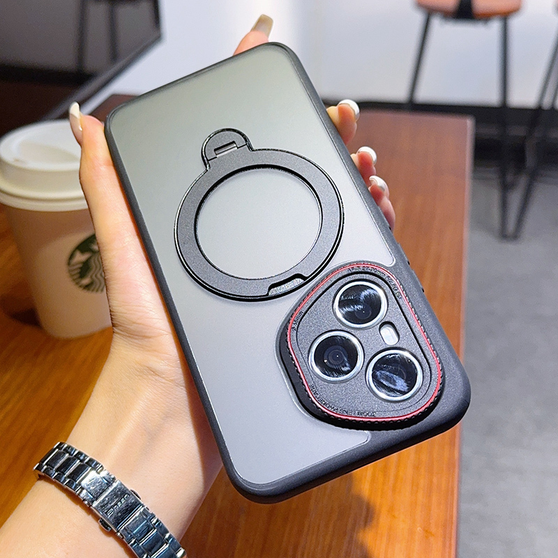 适用华为荣耀400手机壳新款荣耀300pro防摔保护套400PRO带磁吸支架透明磨砂honor全包镜头ry300简约商务男士