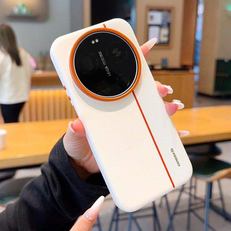 适用小米17Ultra手机壳高级个性创意徕卡相机新款17Ultra保护套奢华拼接皮纹简约个性时尚超薄全包防摔手机套