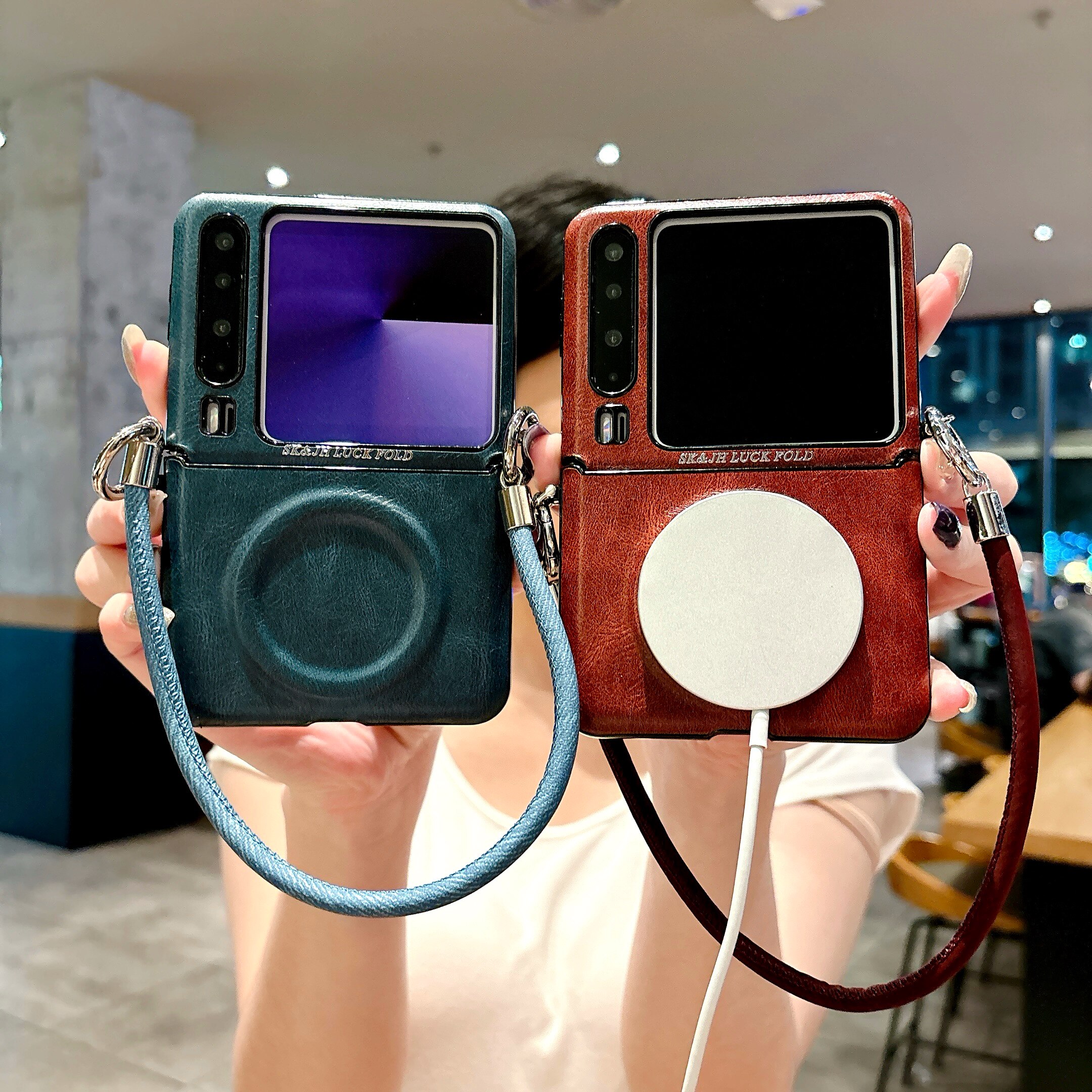 适用华为purax手机壳高档复古疯马纹磁吸外壳purax典藏版商务男款高级女款轻奢超薄防摔个性手提挂绳全包硬壳