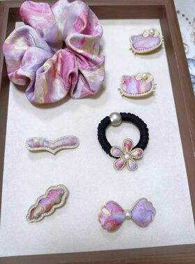 香水百合宋锦发夹发圈包包发箍布料面料宋锦小布头 宋锦刀口布2色