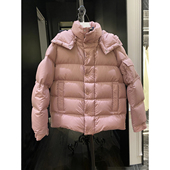 25冬季 新款 M家70周年羽绒服女单标雾面玛雅maya加厚连帽90白鹅绒