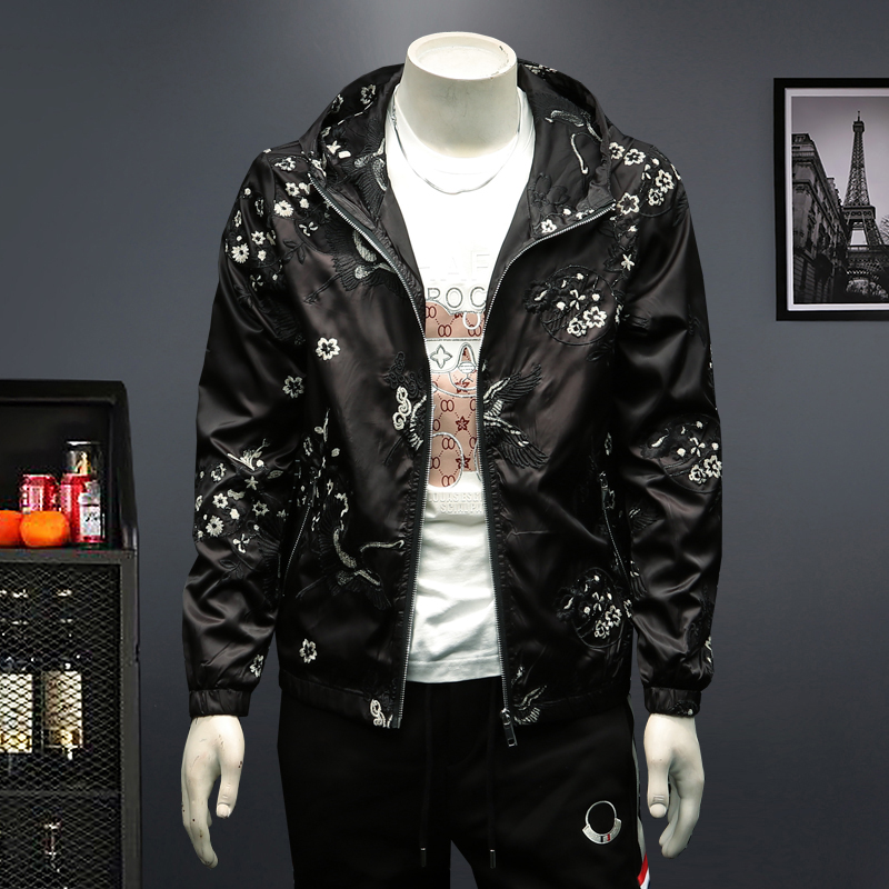 2024男装秋季新款连帽夹克外套D21788991P150，男装夹克，电商D217