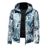 2026男装春季新款印花连帽夹克外套假模图9918P140，男装夹克，电商D217