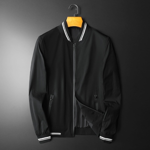 2026春季新款棒球领纯色夹克外套平铺图 8606 P120，男装夹克，电商D217