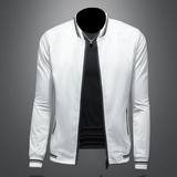 2026春季新款棒球领纯色夹克外套镂空图8606P120，男装夹克，电商D217