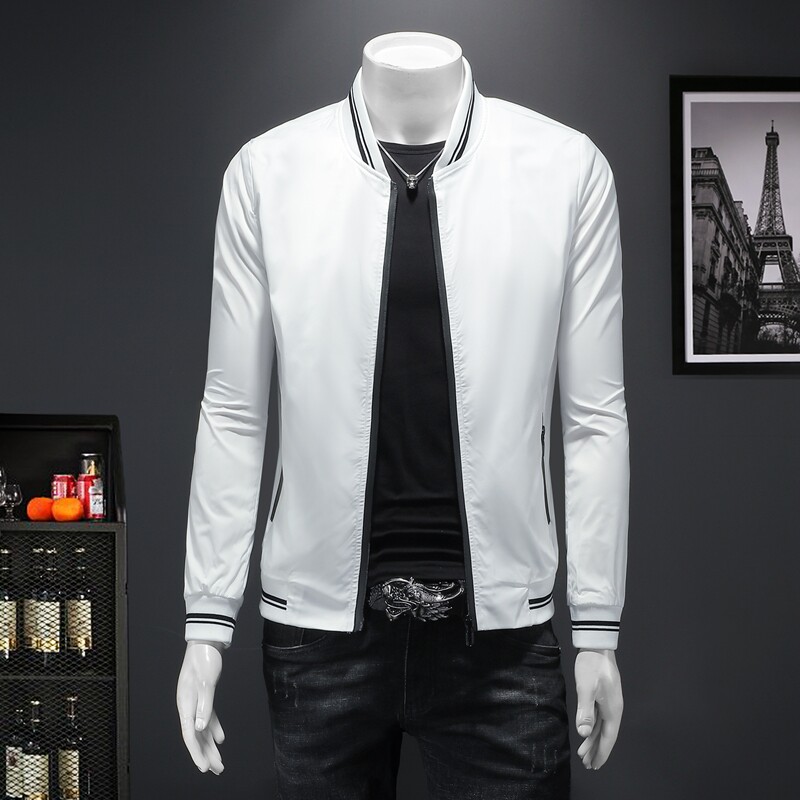 2026春季新款棒球领纯色夹克外套假模图8606P120，男装夹克，电商D217