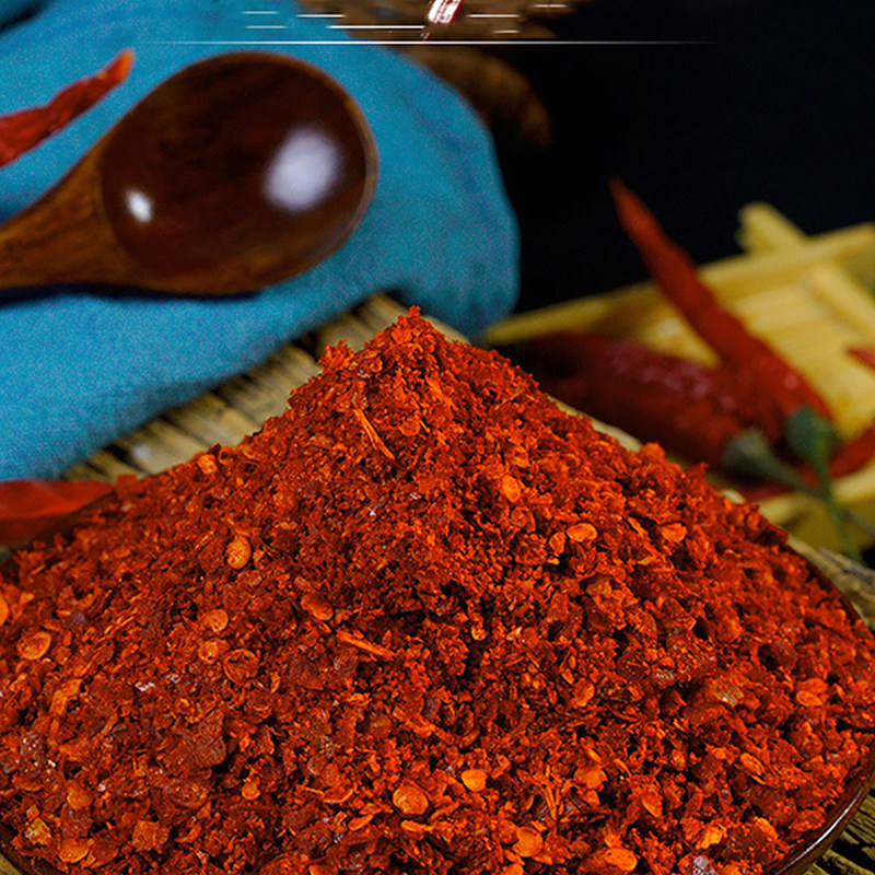 甘谷辣椒面甘肃农家自产油泼辣子油原料天水手工自制袋装辣椒粉