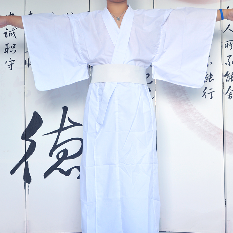 普门白色修行常备作务衣服