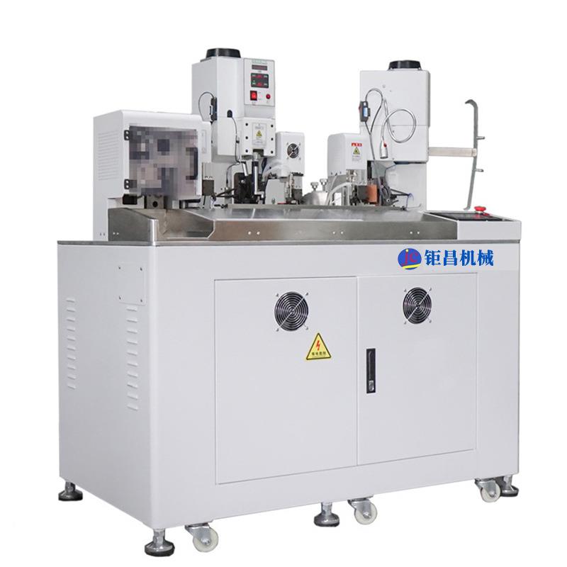 全自动穿烘热热缩管端机 自动单JC-AT09+端子穿套管机单头套子烘