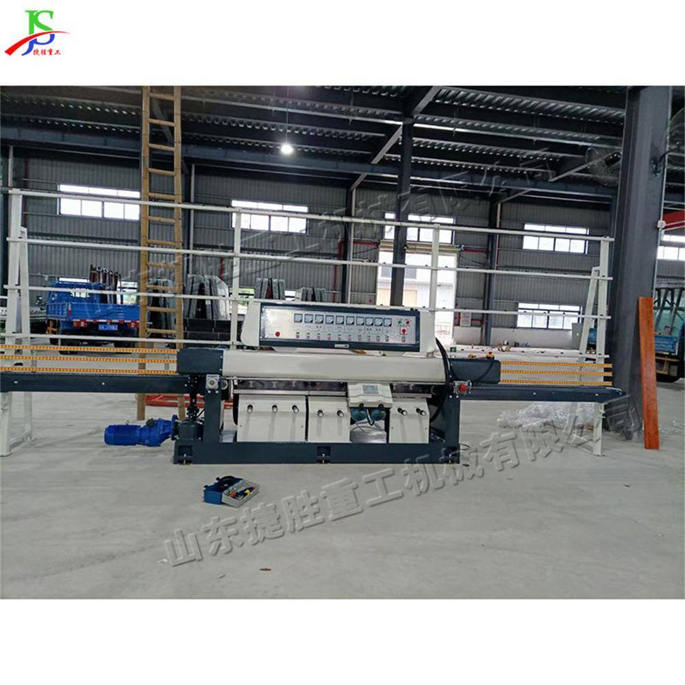 全自动玻璃倒角机建筑钢化玻璃抛 光机电小动js-scf-1型立式玻璃