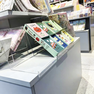 书籍支架展示架图书馆专用书架书托架书店书本陈列架唱片架书立架