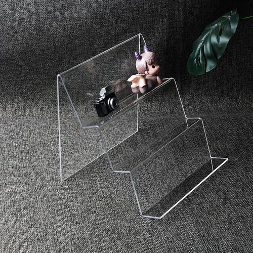 亚克力3层展示架吧唧手办展示