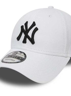 代购New Era男士帽子调节透气白色棉质户外夏季棒球帽爆款休闲