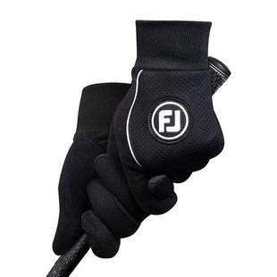 Footjoy 爆款 WinterSof 手套保暖防滑黑色加厚冬季 简约 男士 代购
